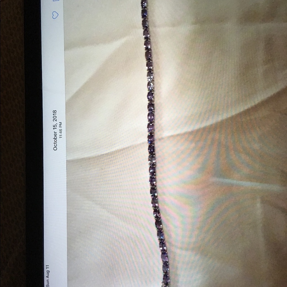 Ladies .925 Sterling Silver with precious stones - Picture 5 of 10